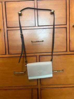 kate spade Two-Tone Neutral Crossbody - Light Gray & Cream